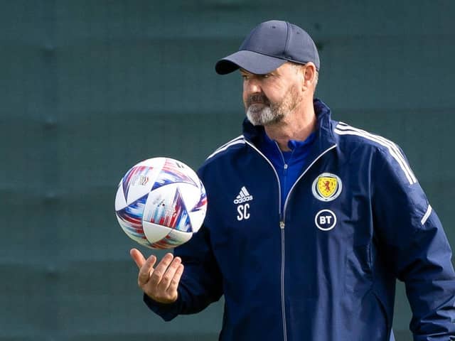 Scotland head coach Steve Clarke