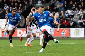 James Tavernier rescued a point for Rangers with this late 84th-minute penalty.
