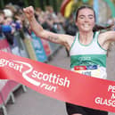 Katie Rourke finished first in the women’s half-marathon at this year’s Great Scottish Run in a time of 01:16:49 (Photo: Jeff Holmes/Great Scottish Run)