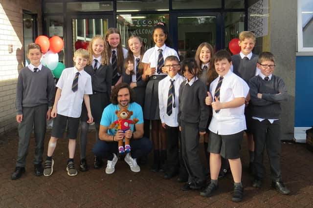 Joe Wicks visit Kirkhill Primary