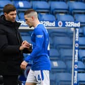 Ryan Kent was substituted at half-time in Rangers Europa League play-off first leg win over Alashkert (Photo by Craig Foy / SNS Group)