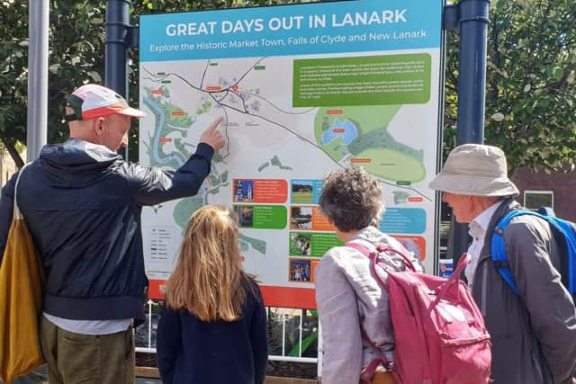 Arrival signs have helped tourists navigate their way around the attractions.