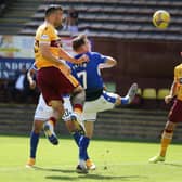 Tony Watt in action for Motherwell against Annan Athletic
