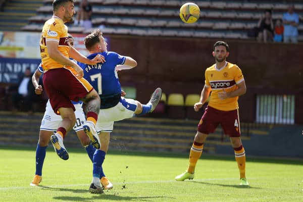 Tony Watt in action for Motherwell against Annan Athletic