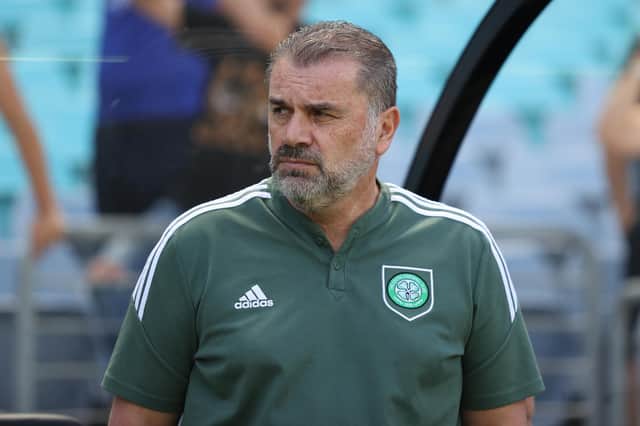 Celtic manager Ange Postecoglou will reintegrate several World Cup stars to his squad ahead of the visit to Aberdeen. (Photo by Scott Gardiner/Getty Images)