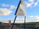 Advertising hoard blown over CALA