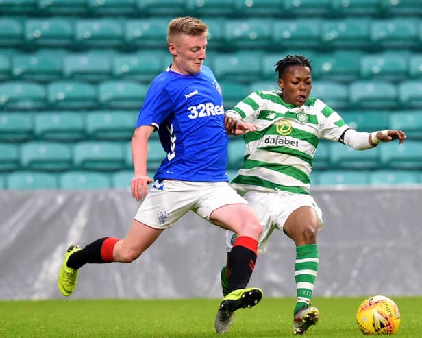 Celtic and Rangers' Under-20s compete in the City of Glasgow Cup final. The new plans could see both teams playing in the Lowland League next season