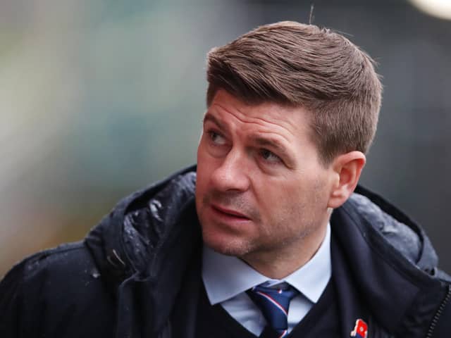 Steven Gerrard says he "fell in love" with Rangers during his time at Ibrox. (Photo by Ian MacNicol/Getty Images)