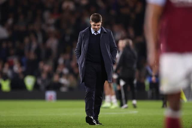 ANOTHER ONE BITES THE DUST: Steven Gerrard was sacked as Aston Villa manager on Thursday