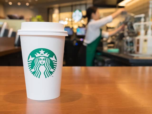 The Starbucks drive-thru will be open until later. 