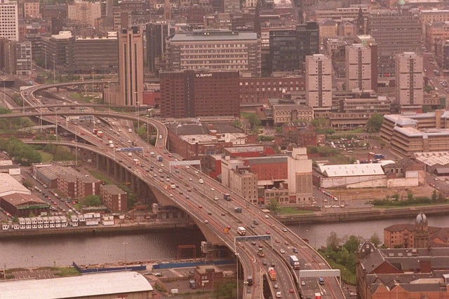 Another view over the M8 and Clyde.