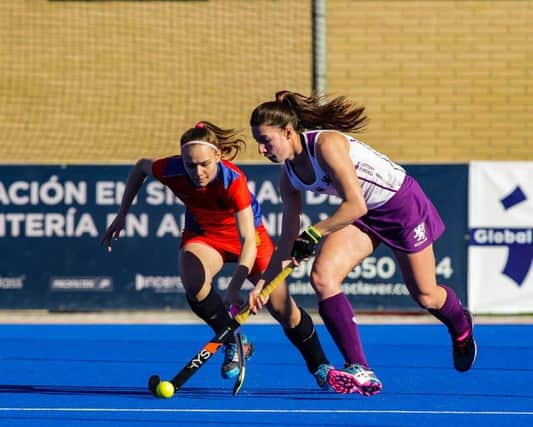 Becky Ward of Western Wildcats and Scotland (pic: JL Preece/Scottish Hockey)