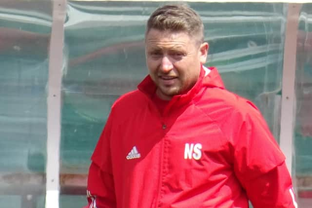 Lesmahagow boss Neil Schoneville (Pic by David Grimason)