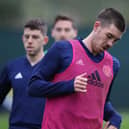 Declan Gallagher was part of the Scotland squad who faced Israel earlier this month