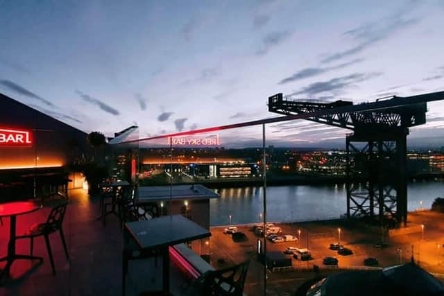 The Skybar at the Radisson Red on Tunnel Street offers "fabulous views" and deserves "top marks for the view alone".