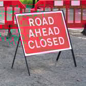 The road will be closed in late January, with traffic restrictions from early January 