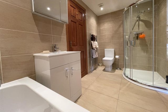 The en-suite shower room is immaculate, just like the rest of the house.