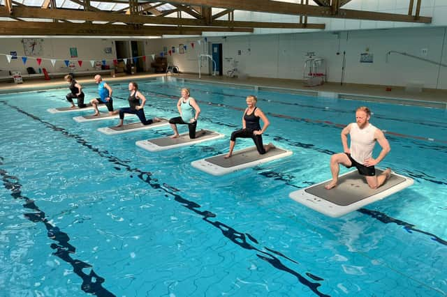 East Renfrewshire Culture and Leisure's FloatFit HIIT classes