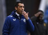 Rangers manager Giovanni van Bronckhorst is under pressure following a poor run of form. (Photo by Rob Casey / SNS Group)