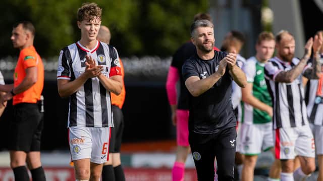 St Mirren were backed by an appreciative support. (Photo by Craig Williamson / SNS Group)