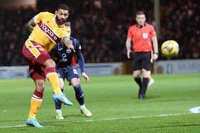 Kaiyne Woolery netted two league goals for Motherwell last season, both at Ibrox (Pic by Ian McFadyen)