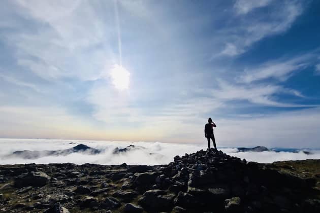 Beinn Narnain is a challenging hill standing at 926 metres tall, which is unofficially known as one of the "Arrochar Alps".