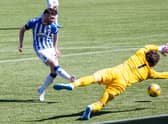 Greg Kiltie was on the scoresheet for Kilmarnock in the win over Montrose. Picture: SNS