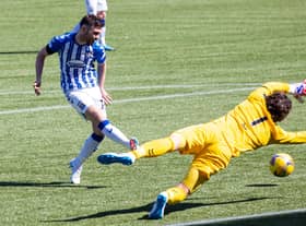 Greg Kiltie was on the scoresheet for Kilmarnock in the win over Montrose. Picture: SNS