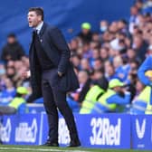 Rangers manager Steven Gerrard saw his team come from behind to beat Hibs 2-1 at Ibrox and return to the top of the Premiership table. (Photo by Craig Foy / SNS Group)