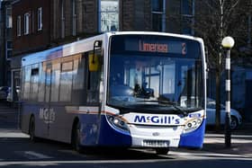 McGill's bus said that taking bus services in Glasgow under public control would be tantamount to "theft of private business"  Pic: Michael Gillen