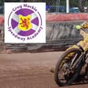 Colin and Mandy are raising funds for the Greg Mackie Speedway Academy.
