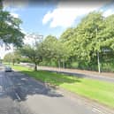 Fixed camera on the westbound carriageway of the Great Western Road , near Gartnavel, Glasgow