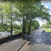 Fixed camera on the westbound carriageway of the Great Western Road , near Gartnavel, Glasgow