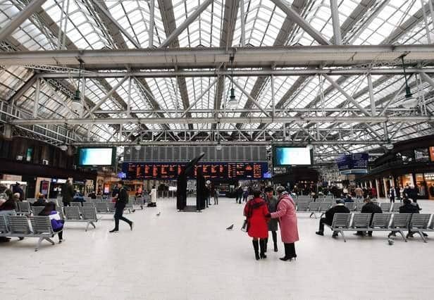 <p>Strikes are due to halt 90 per cent of ScotRail trains and many cross-Border operators' services on June 21, 23 and 25. Picture: John Devlin</p>