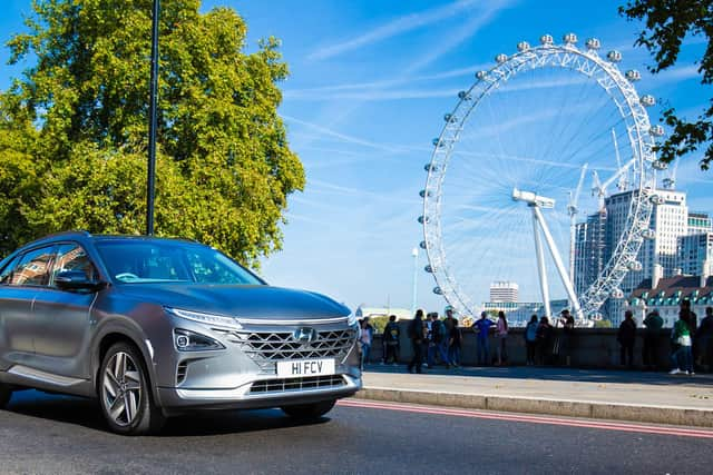 The Hyundai Nexo is one of only two FCEV passenger cars on sale in the UK