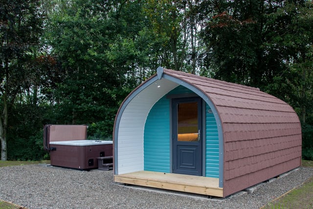 Famed for its autumnal pumpkin patch, guests can now stay on the farm thanks to the addition of colourful glamping pods each with their own hot tub. Book: https://bit.ly/3cCKPaO