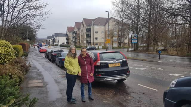 Lynne McLean with her daughter who has significant mobility issues