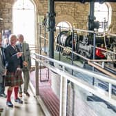 Prince Charles enjoyed finding out about site's history.