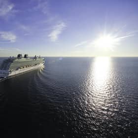 P&O Cruises Britannia at sea