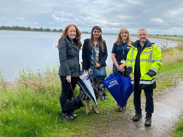 West Scotland MSP Pam Gosal MSP visits the Milngavie Reservoirs
