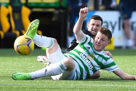 Celtic's James McCarthy may be down, but Stiliyan Petrov says he shouldn't be counted out, with understandable reasons for his poor showing  in his first start that ended with a 1-0 loss for Ange Postecoglou's men in Livingston.  (Photo by Ross MacDonald / SNS Group)