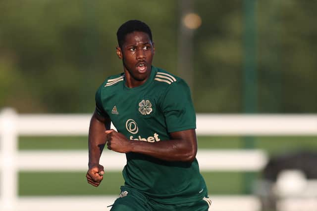 Osaze Urhoghide is still waiting for his Celtic debut after leaving Sheffield Wednesday over the summer. (Photo by Catherine Ivill/Getty Images)