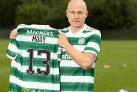 Australia international Aaron Mooy signs for Celtic at Lennoxtown.  (Photo by Alan Harvey / SNS Group)