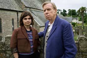 Gwyneth Keyworth and Timothy Spall star in BBC1's new crime comedy-drama Death Valley (Picture: BBC/BBC Studios/Simon Ridgway)