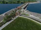 An artist's impression of how the new promenade will look
