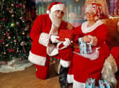 Mr and Mrs Claus at Lotherton  (photo: Lotherton: The Christmas Experience)
