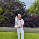 George Prosser holds Scottish Championship trophy aloft (Submitted pic)