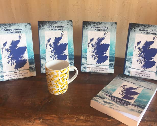 The four volumes of Harbouring A Desire, with 100% of the proceeds going to the RNLI