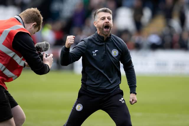 St Mirren manager Stephen Robinson has built a very effective side with an identity.  (Photo by Alan Harvey / SNS Group)