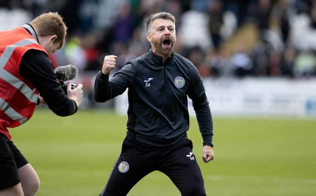 St Mirren manager Stephen Robinson has built a very effective side with an identity.  (Photo by Alan Harvey / SNS Group)